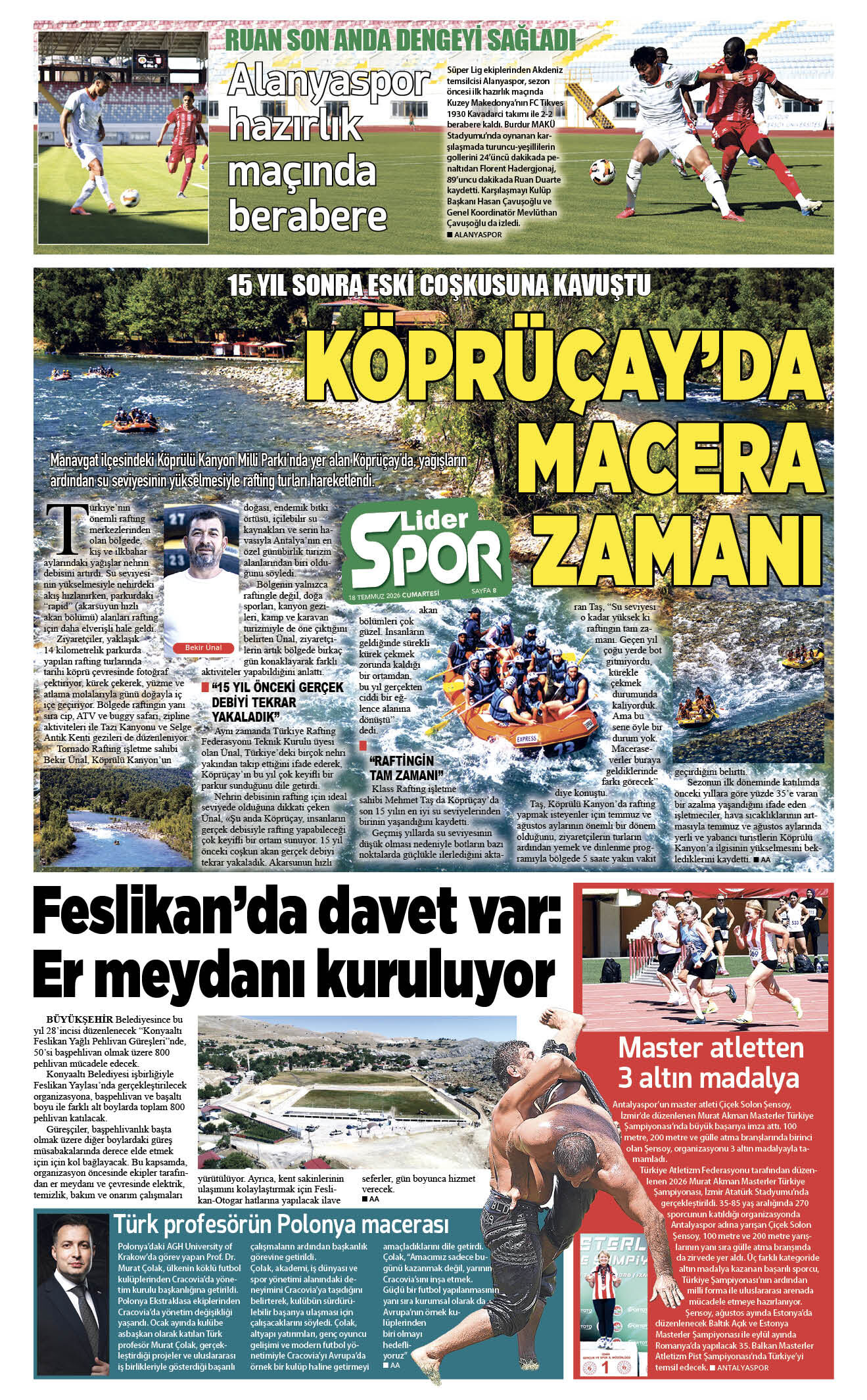 18 Temmuz 2026 08