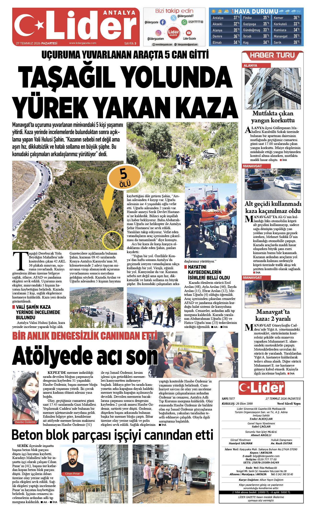 27 Temmuz 2026 03