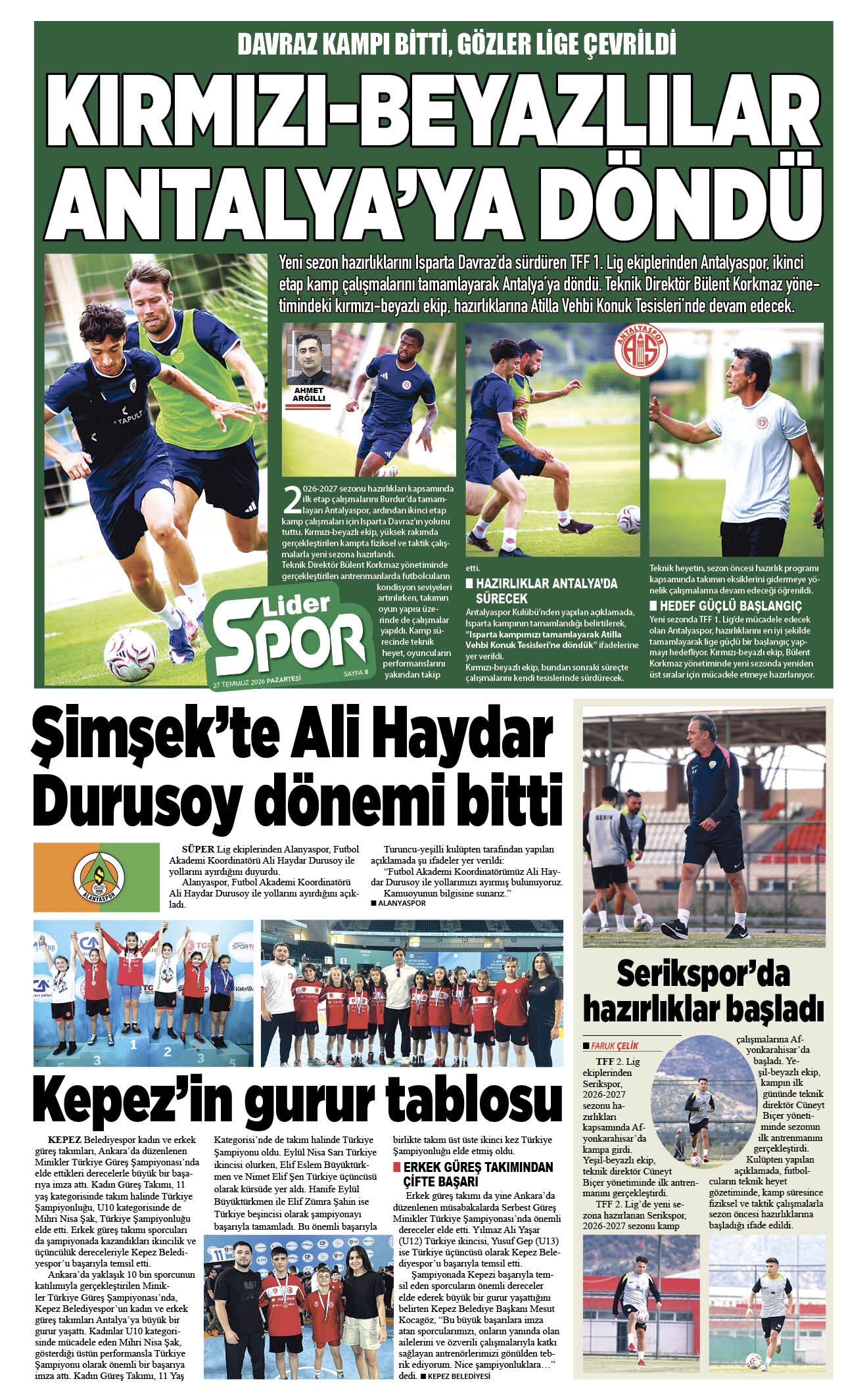 27 Temmuz 2026 08