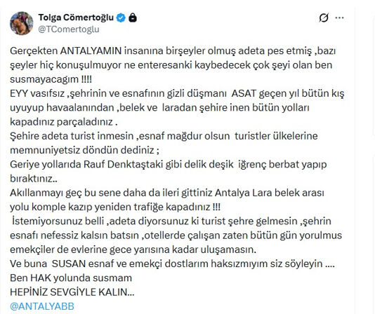 A R A D A B İ R Y A Z T O L G A K A R D E Ş İ M