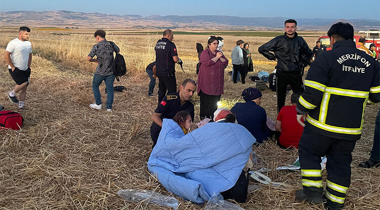 Amasya’da Feci Otobüs Kazası! 46 Kişi Yaralandı 1