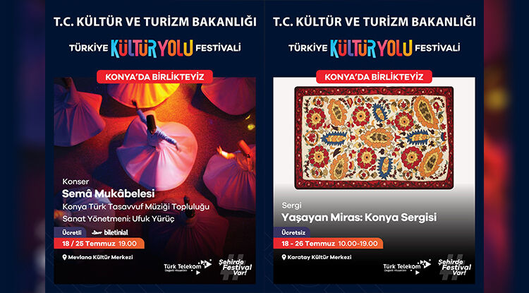 Konya, Dokuz Gün Boyunca Türkiye Kültür Yolu Festivali’ne Ev Sahipliği Yapacak 6