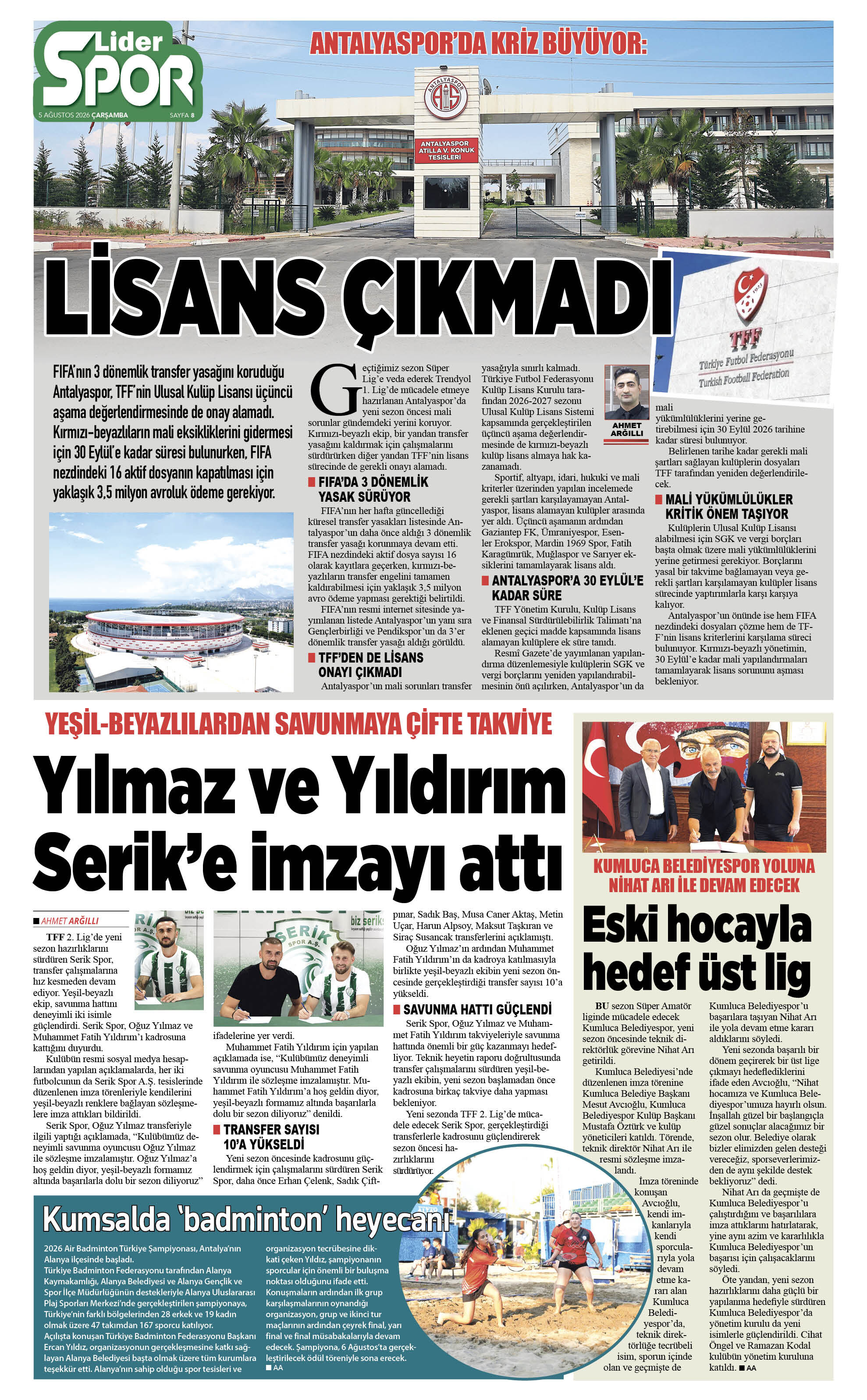 05 Ağustos 2026 08
