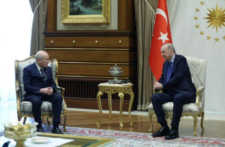 Cumhurbaşkanı Erdoğan, Devlet Bahçeli'yi Kabul Etti 1