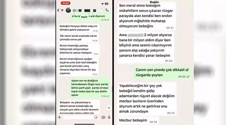 İlkay Çiçek’in Rüşvet Mesajları Ortaya Çıktı! “ Parayı Şoförüm Üzerinden Alıyorum”