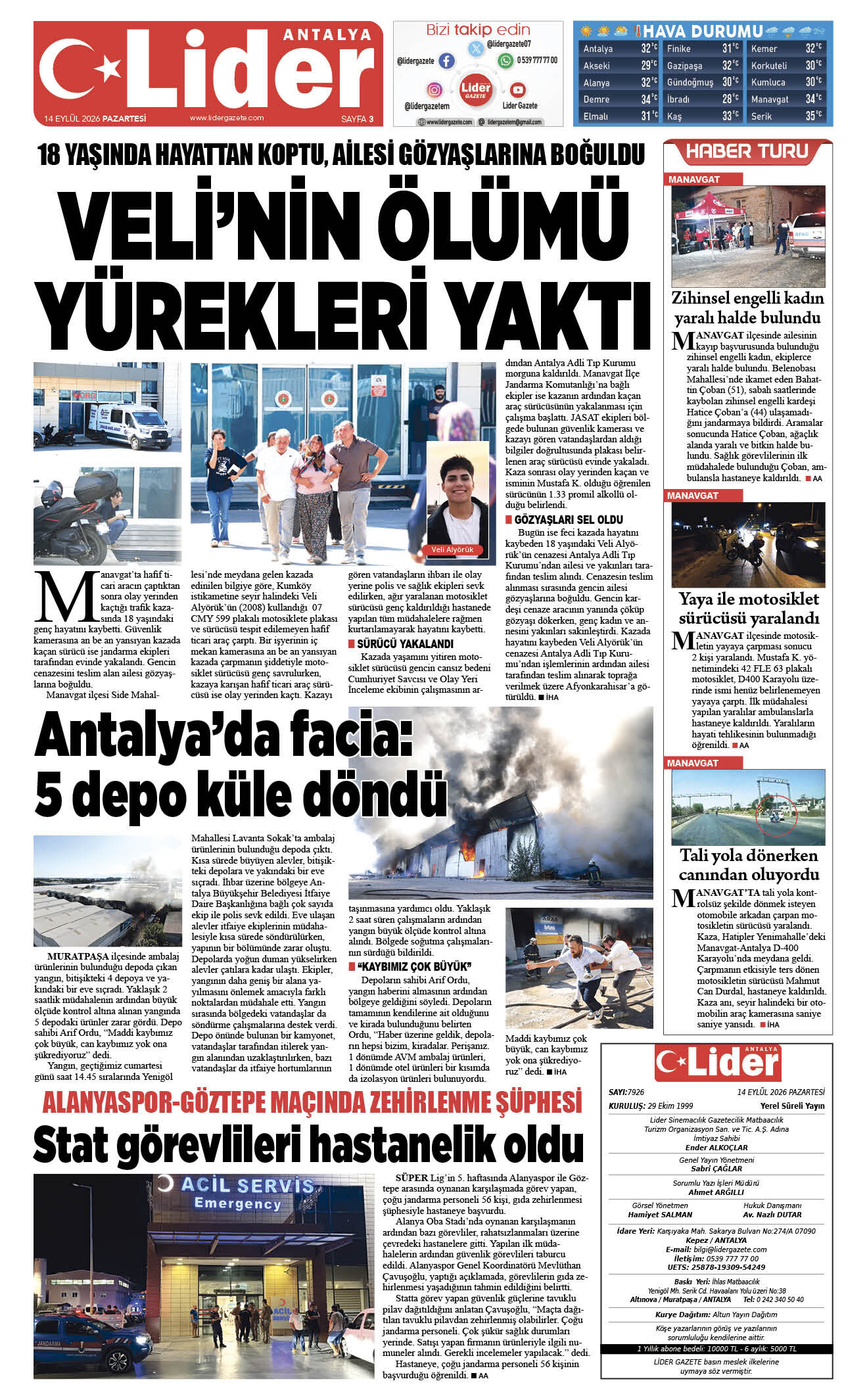 14 Eylül 2026 03