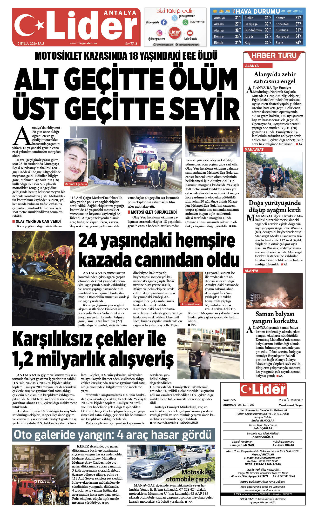 15 Eylül 2026 03