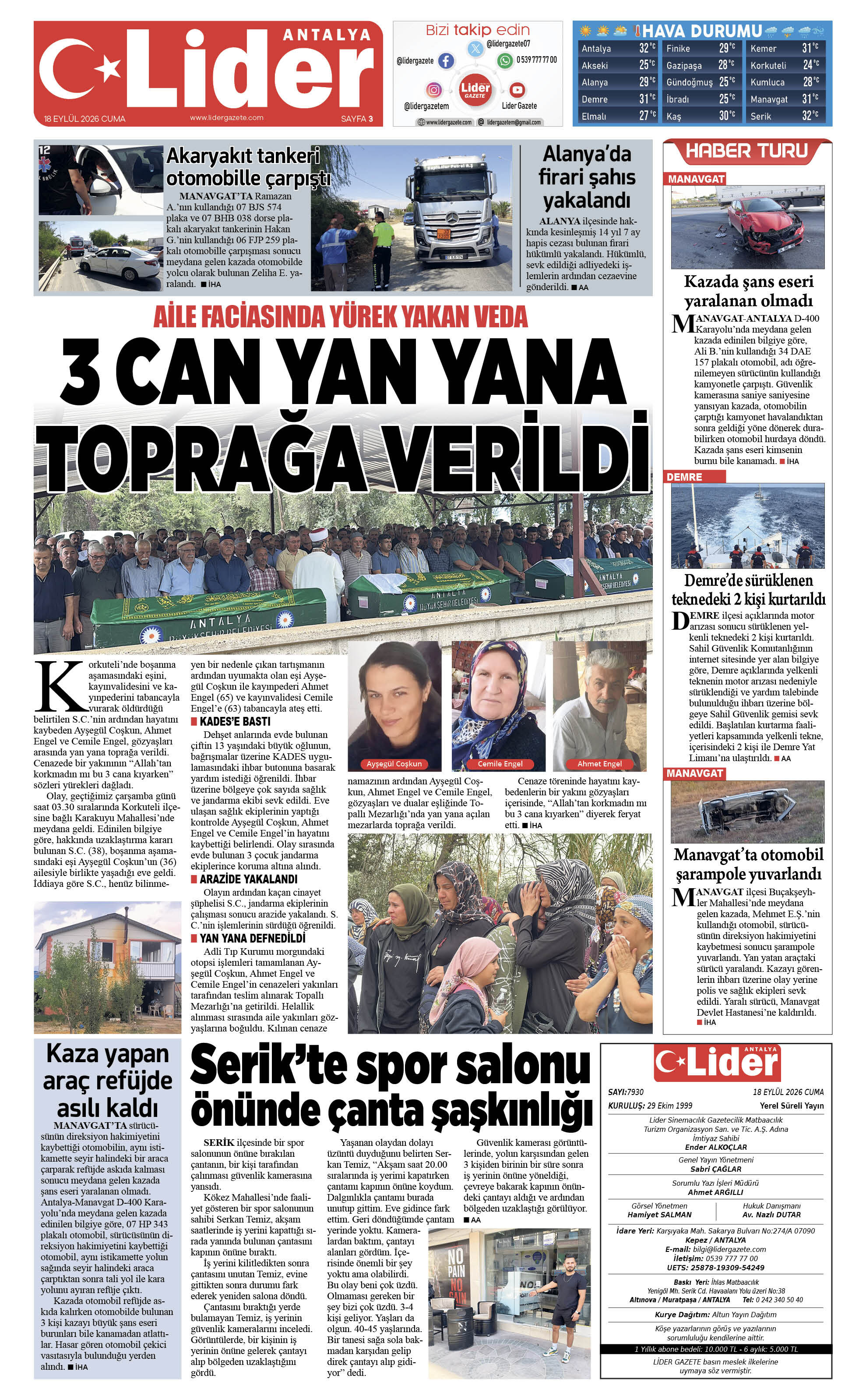 18 Eylül 2026 03