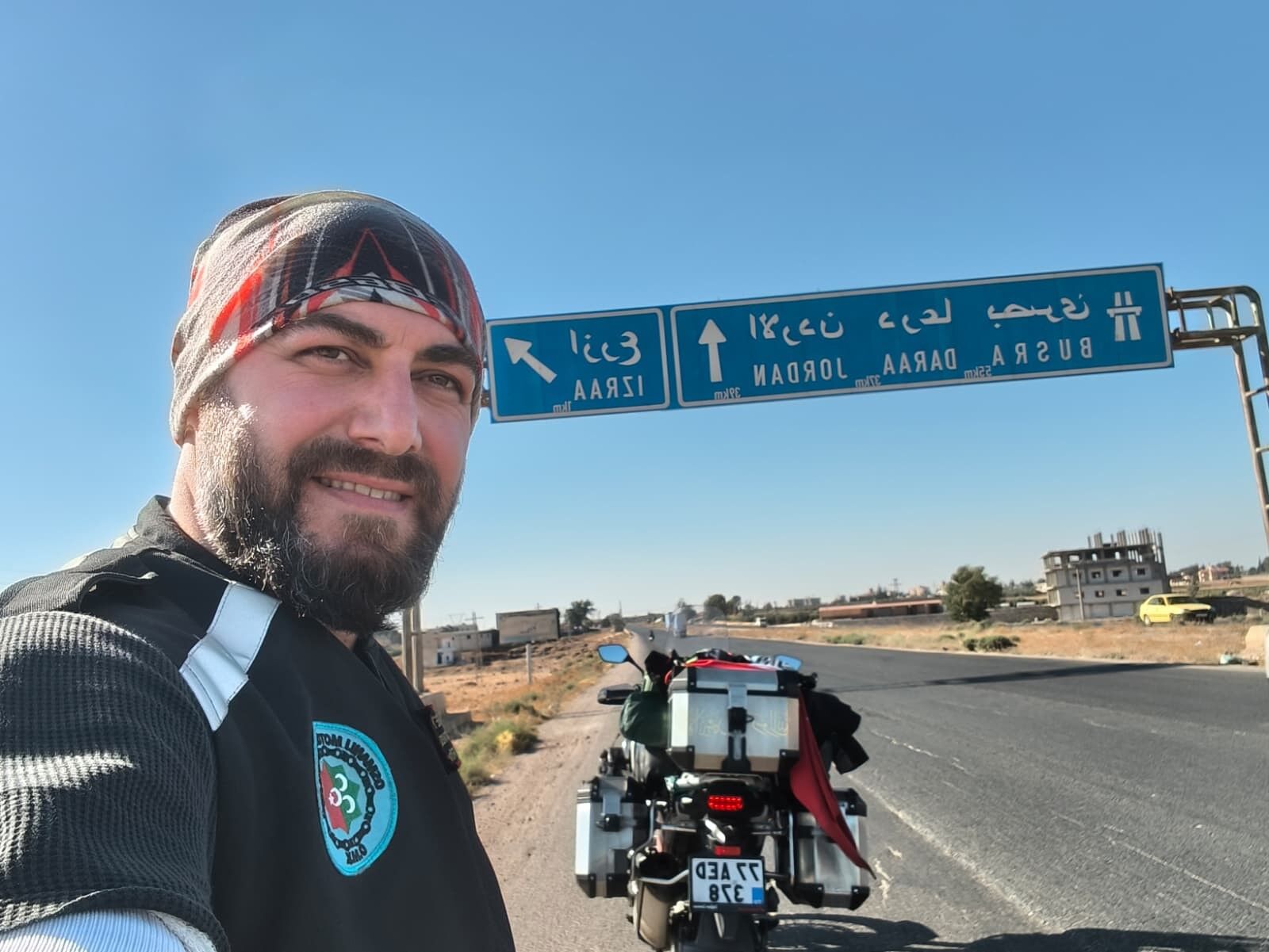 Samsun'dan motosikletle Mekke'ye gitti: 22 günde yaklaşık 7 bin kilometre yol kat etti