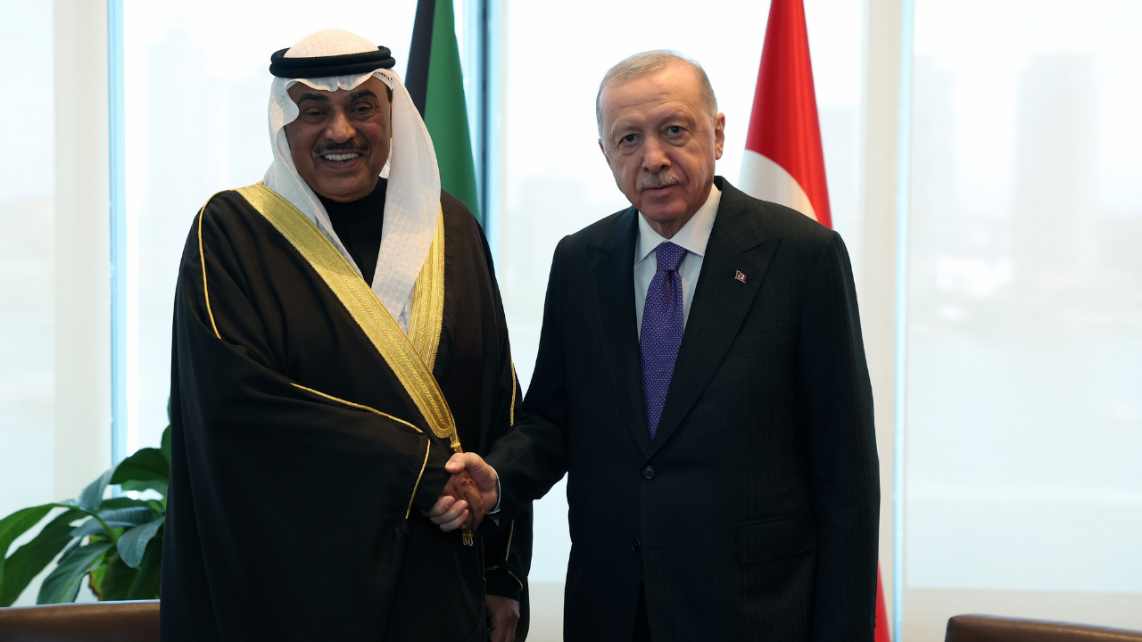 Cumhurbaşkanı Erdoğan, Kuveyt Veliaht Prensi Al-Sabah ile görüştü