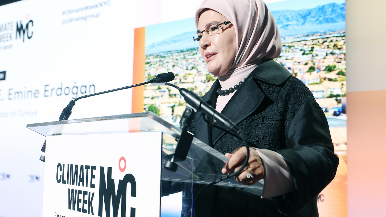 Emine Erdoğan, New York İklim Haftası’nda Sıfır Atık’ı Anlattı