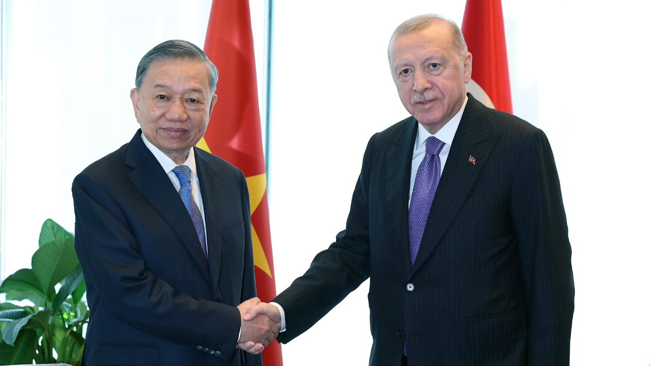 Cumhurbaşkanı Erdoğan, Vietnam Devlet Başkanı Lam ile görüştü