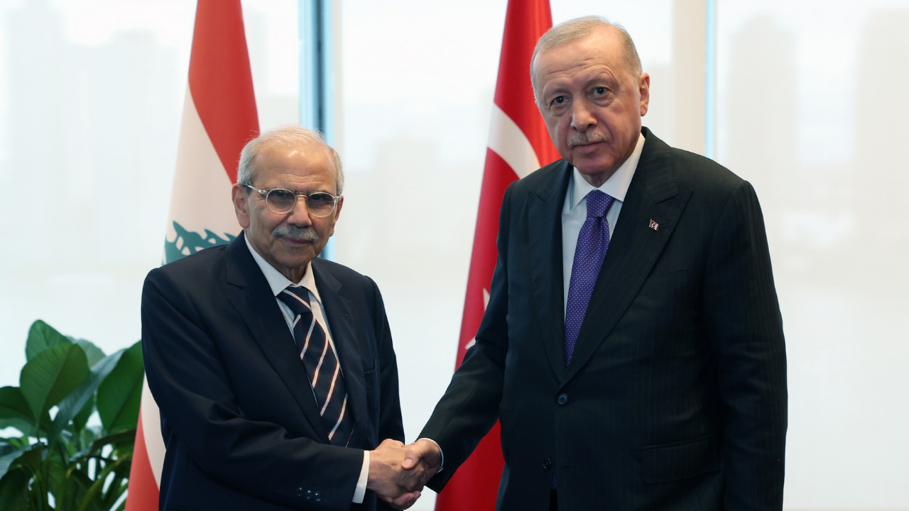 Cumhurbaşkanı Erdoğan, Lübnan Başbakanı Selam ile görüştü