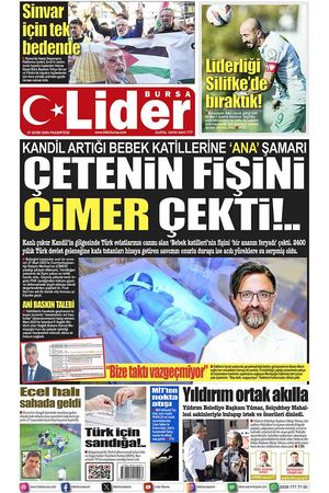 21 EKİM LİDER GAZETE BURSA