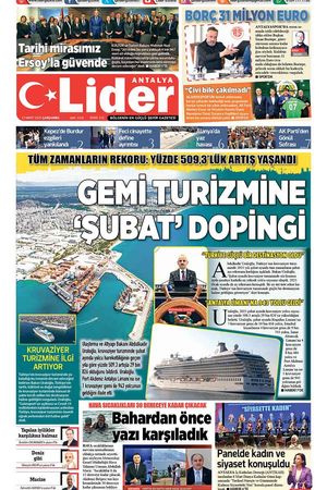 12 MART LİDER GAZETE ANTALYA