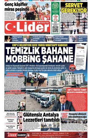 28 MAYIS LİDER GAZETE ANTALYA