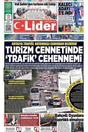 25 HAZİRAN LİDER GAZETE ANTALYA
