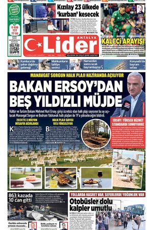 7 HAZİRAN LİDER GAZETE ANTALYA