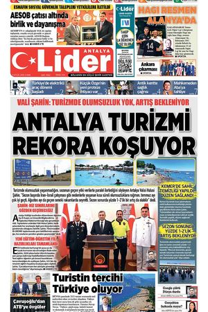 5 EYLÜL LİDER GAZETE ANTALYA