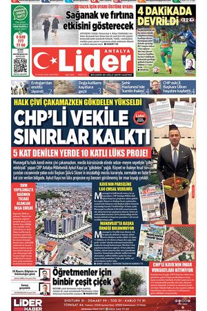 24 KASIM 2025 LİDER GAZETE ANTALYA