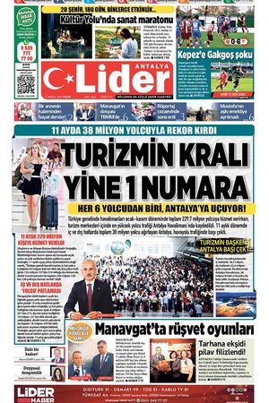 7 ARALIK 2025 LİDER GAZETE ANTALYA