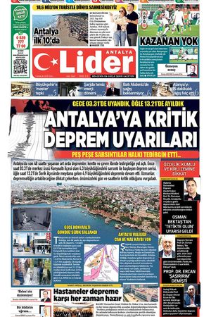 9 ARALIK 2025 LİDER GAZETE ANTALYA