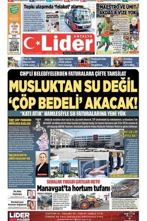 10 OCAK 2026 LİDER GAZETE ANTALYA