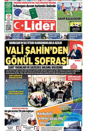 21 ŞUBAT 2026 LİDER GAZETE ANTALYA