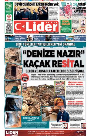 4 ŞUBAT 2026 LİDER GAZETE ANTALYA