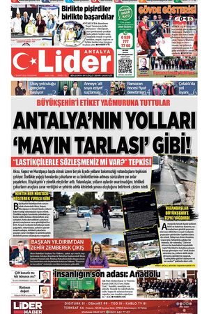 5 ŞUBAT 2026 LİDER GAZETE ANTALYA
